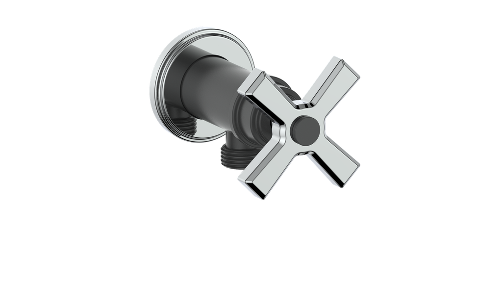 Vogt Zehn Elbow Connector with Shut-Off CC