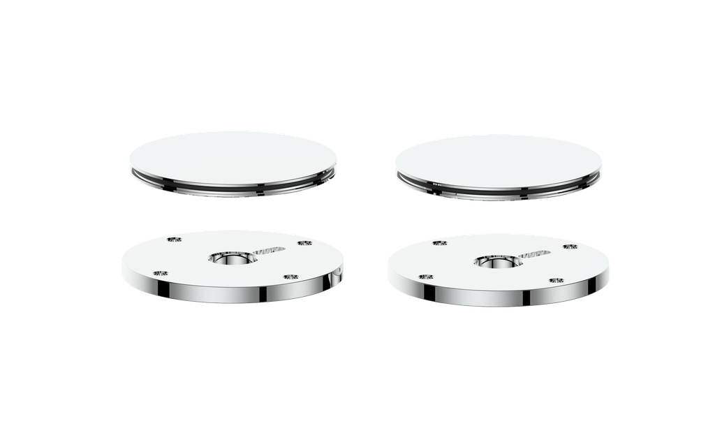 Vogt Mond Colour Accents for 8" C.C. Faucet and 2/3-Way Valve with Moon Handles CC