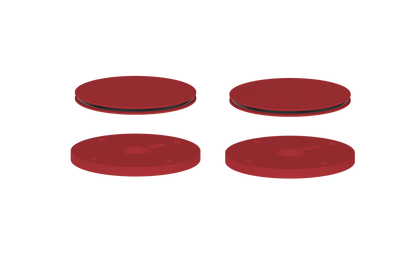 Vogt Mond Colour Accents for 8" C.C. Faucet and 2/3-Way Valve with Moon Handles CC