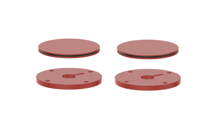 Vogt Mond Colour Accents for 8" C.C. Faucet and 2/3-Way Valve with Moon Handles CC