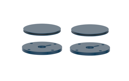 Vogt Mond Colour Accents for 8" C.C. Faucet and 2/3-Way Valve with Moon Handles CC