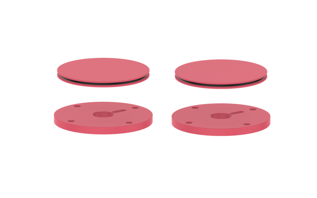 Vogt Mond Colour Accents for 8" C.C. Faucet and 2/3-Way Valve with Moon Handles CC