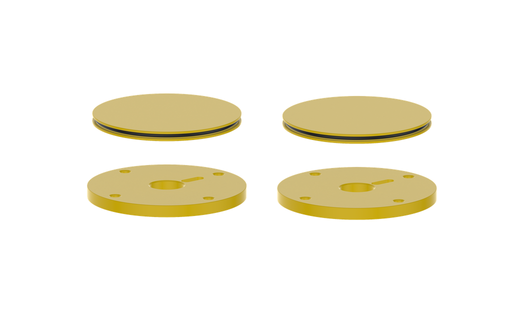 Vogt Mond Colour Accents for 8" C.C. Faucet and 2/3-Way Valve with Moon Handles CC