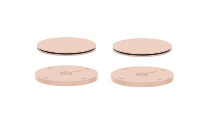 Vogt Mond Colour Accents for 8" C.C. Faucet and 2/3-Way Valve with Moon Handles CC