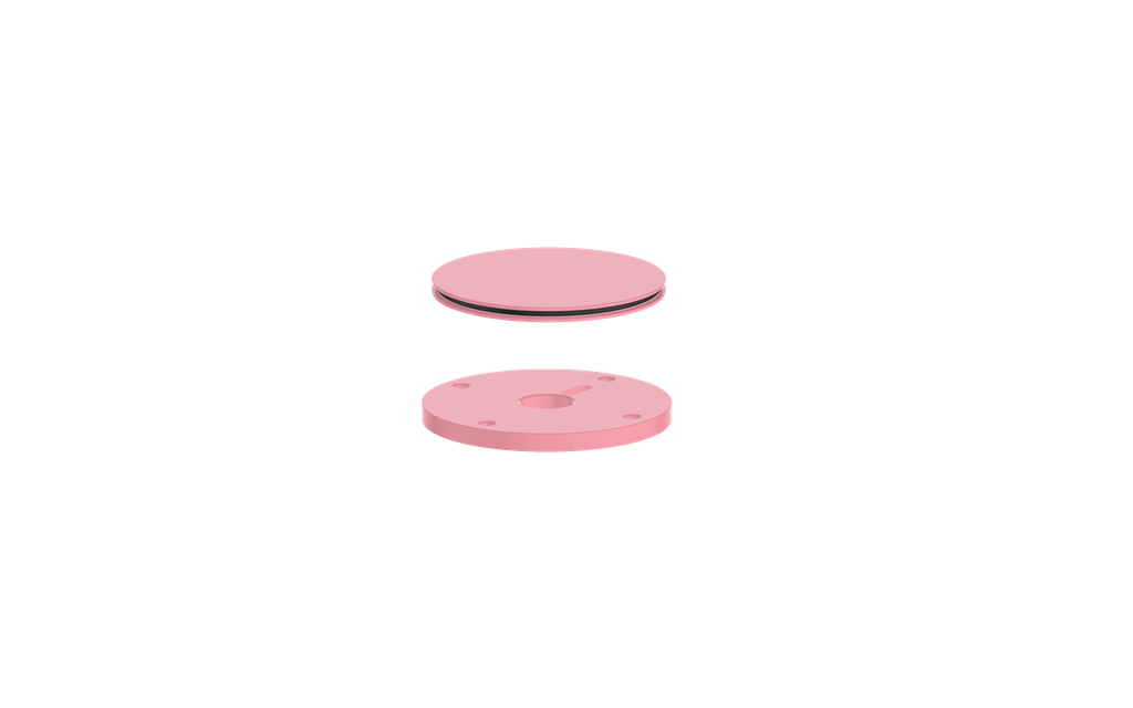 Vogt Mond Colour Accents for Wall Mount Tub Filler with Moon Handles CC