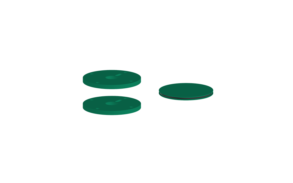 Vogt Mond Colour Accents for 2/3-Way Valve with Cross/Crescent Handles CC