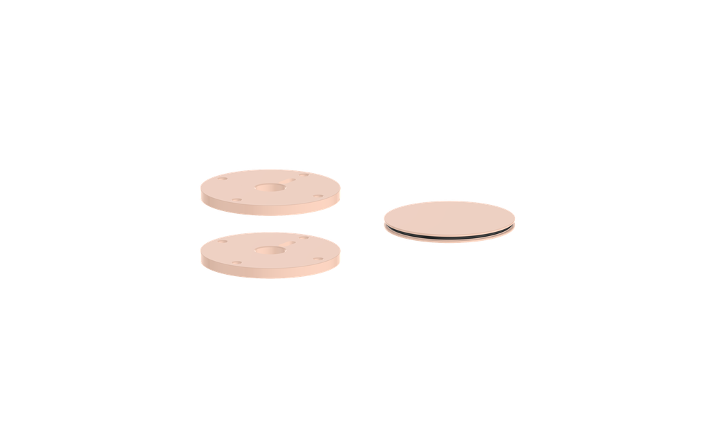 Vogt Mond Colour Accents for 2/3-Way Valve with Cross/Crescent Handles CC