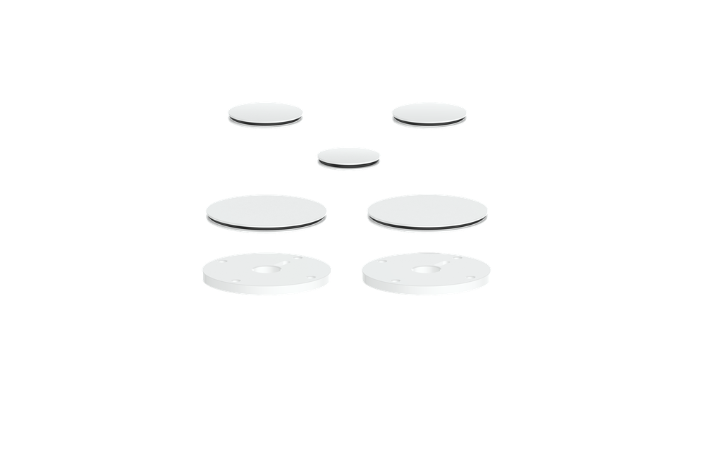 Vogt Mond Colour Accents for 2/3-Way Shower Set with Moon Handles CC