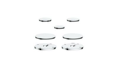 Vogt Mond Colour Accents for 2/3-Way Shower Set with Moon Handles CC