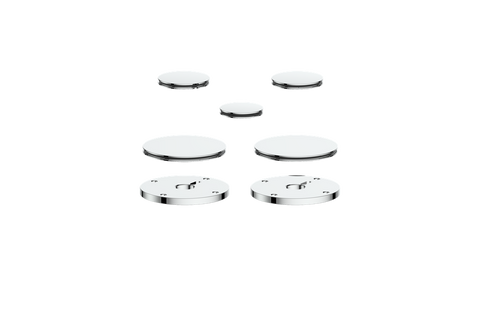 Vogt Mond Colour Accents for 2/3-Way Shower Set with Moon Handles CC