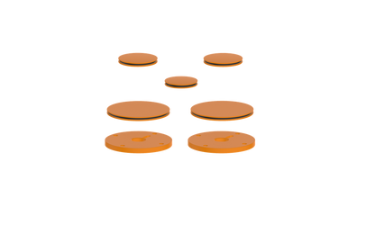 Vogt Mond Colour Accents for 2/3-Way Shower Set with Moon Handles CC