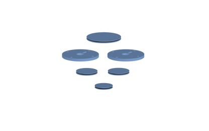 Vogt Mond Colour Accents for 2/3-Way Shower Set with Cross/Crescent Handles CC