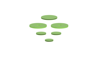 Vogt Mond Colour Accents for 2/3-Way Shower Set with Cross/Crescent Handles CC