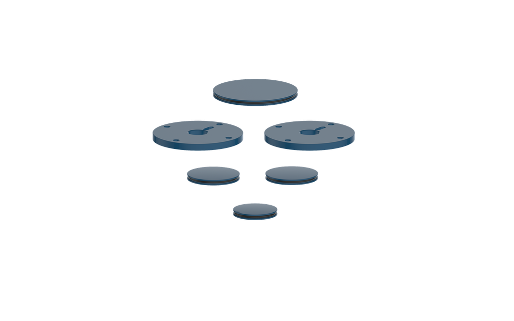 Vogt Mond Colour Accents for 2/3-Way Shower Set with Cross/Crescent Handles CC