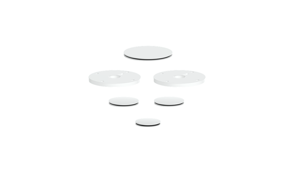 Vogt Mond Colour Accents for 2/3-Way Shower Set with Cross/Crescent Handles CC