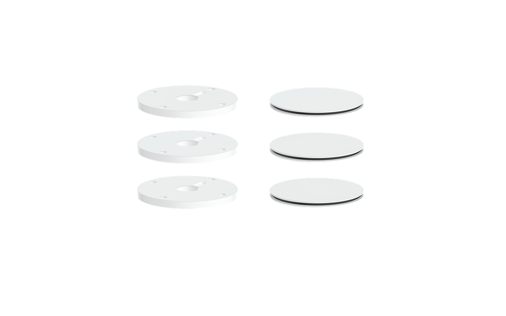 VOGT MOND COLOUR ACCENTS FOR HIGH-FLOW VALVE WITH 2 STOPS AND ROUND HANDLES