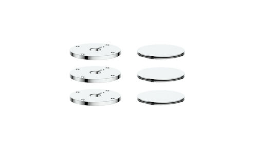 VOGT MOND COLOUR ACCENTS FOR HIGH-FLOW VALVE WITH 2 STOPS AND ROUND HANDLES