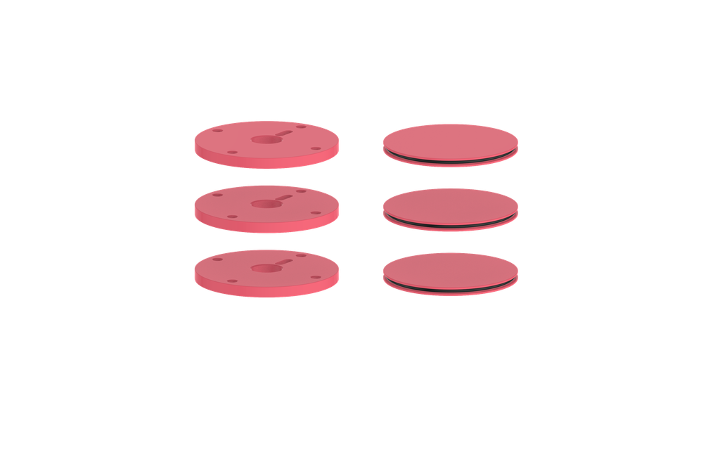 VOGT MOND COLOUR ACCENTS FOR HIGH-FLOW VALVE WITH 2 STOPS AND ROUND HANDLES