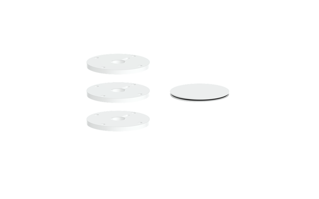 Vogt Mond Colour Accents for High-Flow Valve with 2 Stops and Cross/Crescent Handles CC