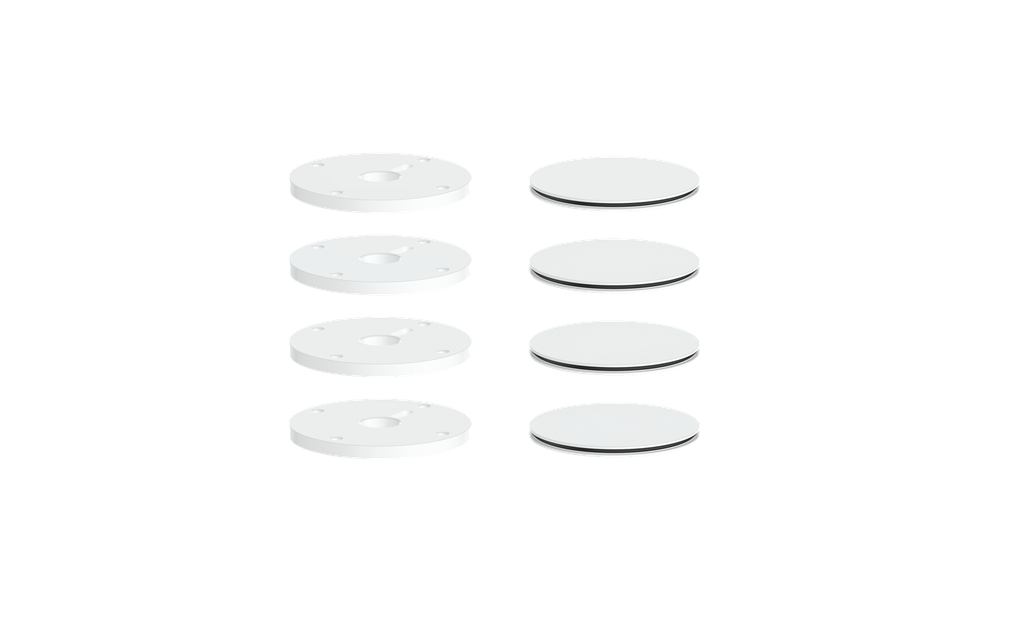 VOGT MOND COLOUR ACCENTS FOR HIGH-FLOW VALVE WITH 3 STOPS AND ROUND HANDLES