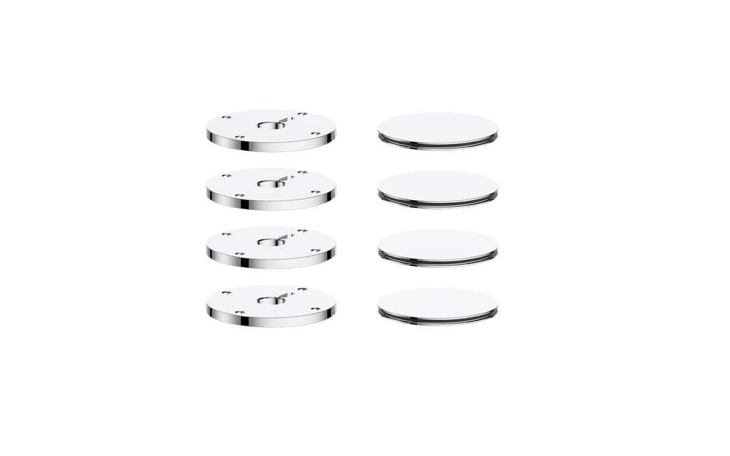 VOGT MOND COLOUR ACCENTS FOR HIGH-FLOW VALVE WITH 3 STOPS AND ROUND HANDLES