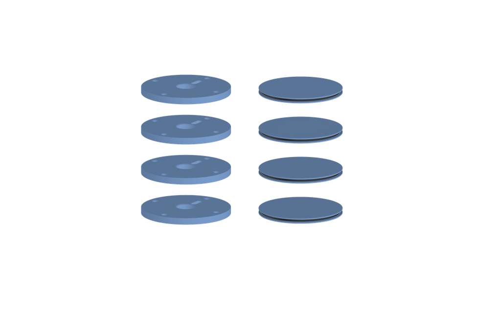 VOGT MOND COLOUR ACCENTS FOR HIGH-FLOW VALVE WITH 3 STOPS AND ROUND HANDLES
