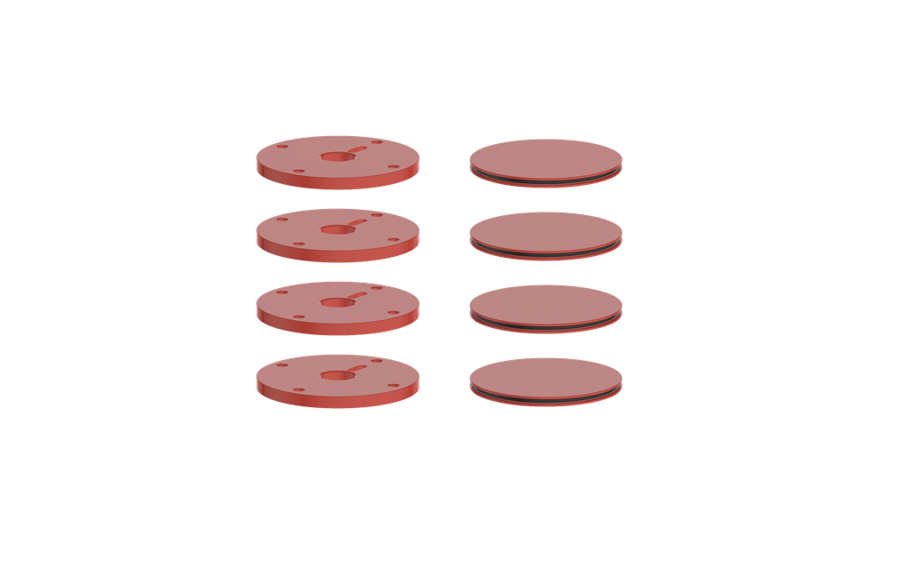 VOGT MOND COLOUR ACCENTS FOR HIGH-FLOW VALVE WITH 3 STOPS AND ROUND HANDLES
