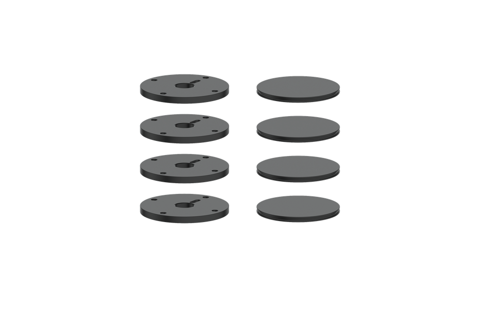 VOGT MOND COLOUR ACCENTS FOR HIGH-FLOW VALVE WITH 3 STOPS AND ROUND HANDLES