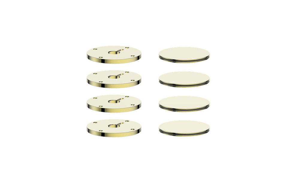 VOGT MOND COLOUR ACCENTS FOR HIGH-FLOW VALVE WITH 3 STOPS AND ROUND HANDLES