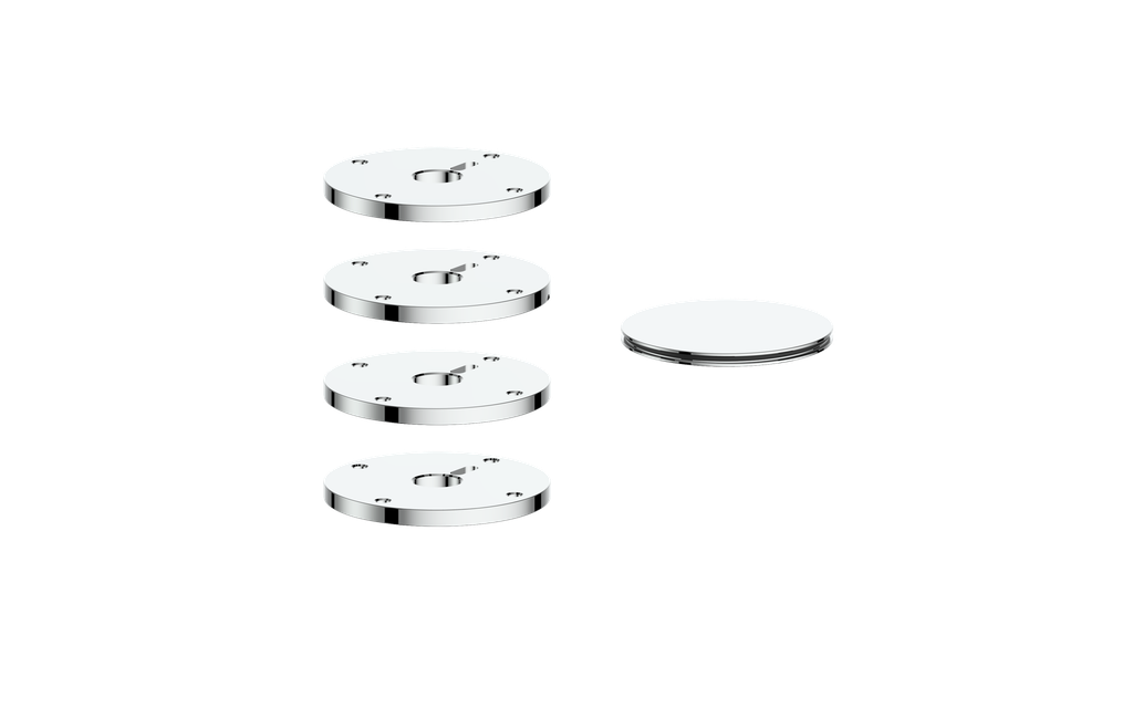 Vogt Mond Colour Accents for High-Flow Valve with 3 Stops and Cross/Crescent Handles CC