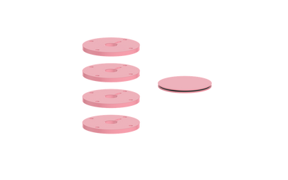 Vogt Mond Colour Accents for High-Flow Valve with 3 Stops and Cross/Crescent Handles CC
