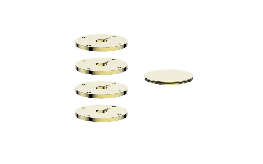 Vogt Mond Colour Accents for High-Flow Valve with 3 Stops and Cross/Crescent Handles CC