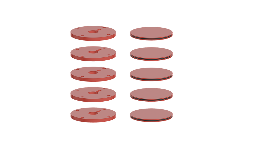 VOGT MOND COLOUR ACCENTS FOR HIGH-FLOW VALVE WITH 4 STOPS AND ROUND HANDLES