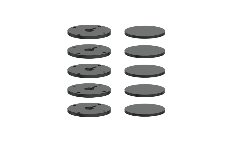 VOGT MOND COLOUR ACCENTS FOR HIGH-FLOW VALVE WITH 4 STOPS AND ROUND HANDLES