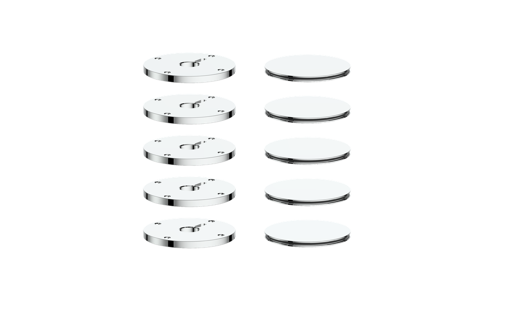 VOGT MOND COLOUR ACCENTS FOR HIGH-FLOW VALVE WITH 4 STOPS AND ROUND HANDLES