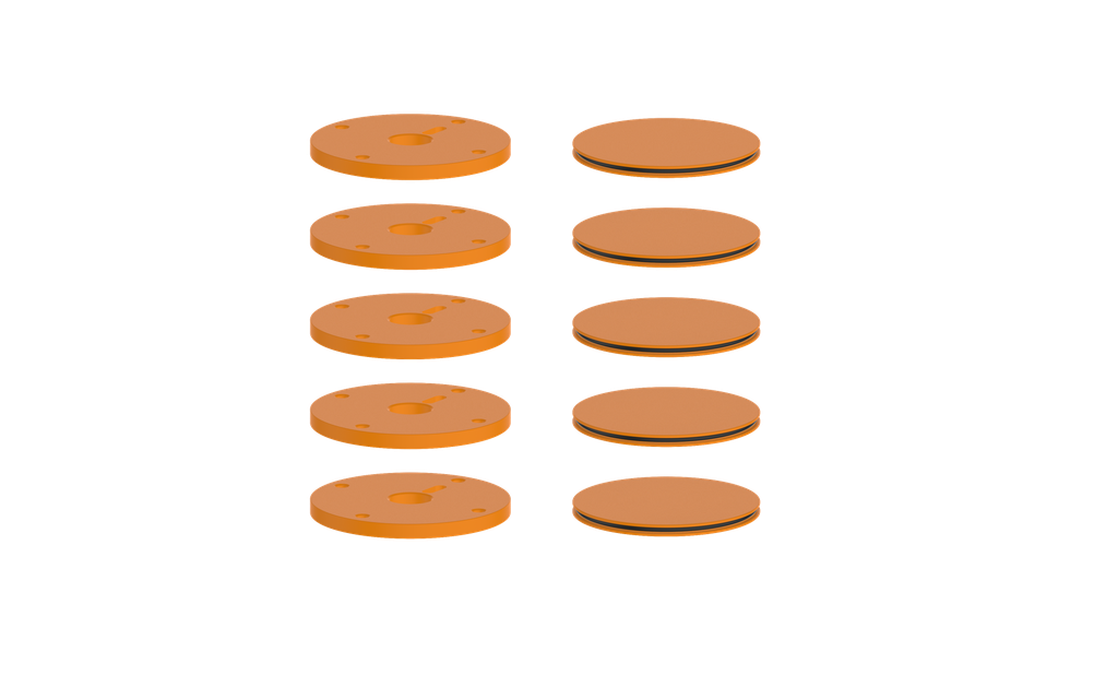 Vogt Mond Colour Accents for High-Flow Valve with 4 Stops and Moon Handles CC