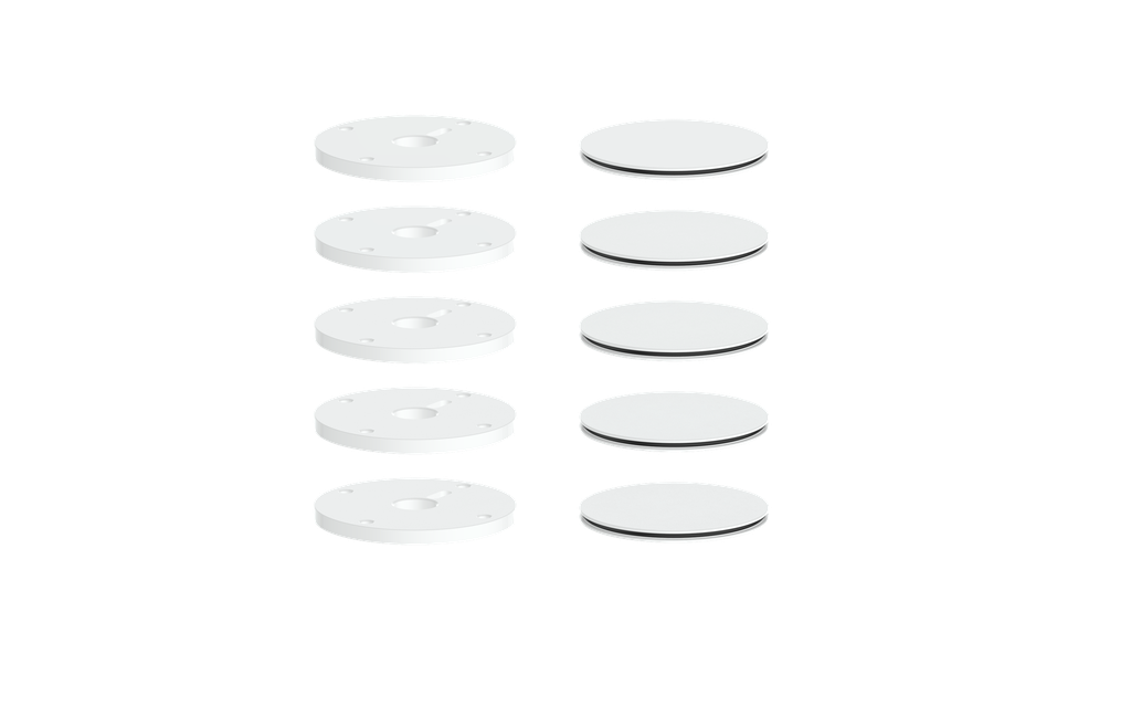 Vogt Mond Colour Accents for High-Flow Valve with 4 Stops and Moon Handles CC