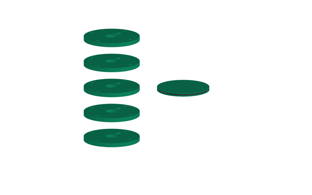 Vogt Mond Colour Accents for High-Flow Valve with 4 Stops and Cross/Crescent Handles CC