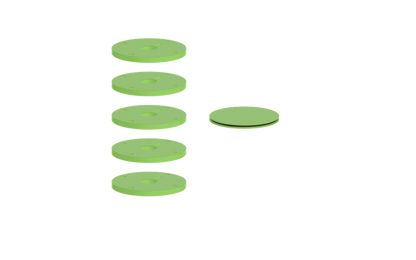 Vogt Mond Colour Accents for High-Flow Valve with 4 Stops and Cross/Crescent Handles CC
