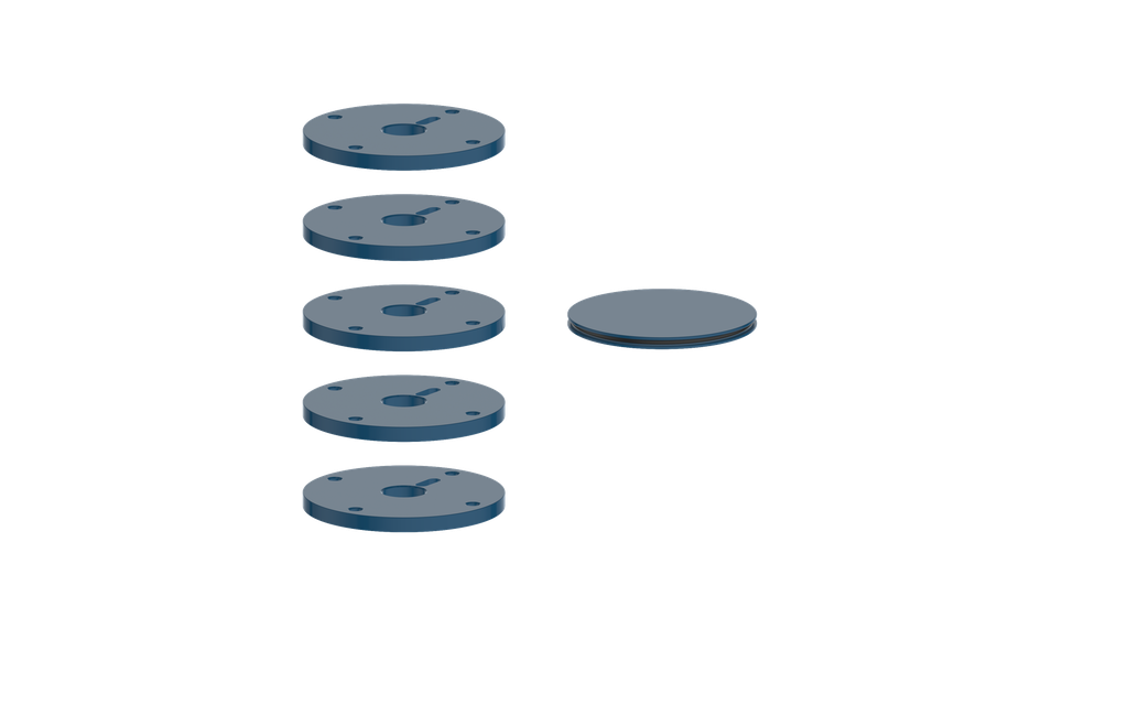 Vogt Mond Colour Accents for High-Flow Valve with 4 Stops and Cross/Crescent Handles CC
