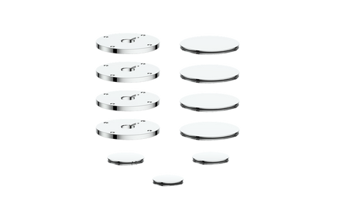 Vogt Mond Accent Pieces for 3/4" Shower Set with Moon Handles CC