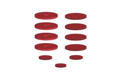 Vogt Mond Accent Pieces for 3/4" Shower Set with Moon Handles CC