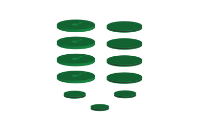 Vogt Mond Accent Pieces for 3/4" Shower Set with Moon Handles CC