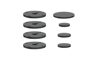 Vogt Mond Accent Pieces for 3/4" Shower Set with Cross/Crescent Handles CC