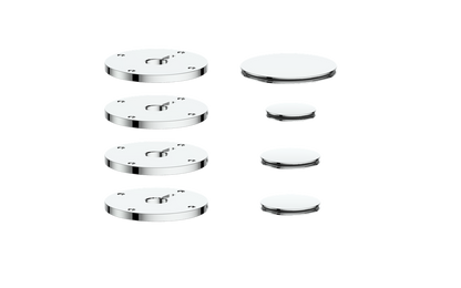 Vogt Mond Accent Pieces for 3/4" Shower Set with Cross/Crescent Handles CC