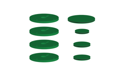 Vogt Mond Accent Pieces for 3/4" Shower Set with Cross/Crescent Handles CC