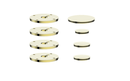 Vogt Mond Accent Pieces for 3/4" Shower Set with Cross/Crescent Handles CC