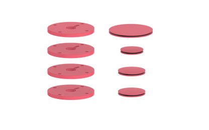 Vogt Mond Accent Pieces for 3/4" Shower Set with Cross/Crescent Handles CC