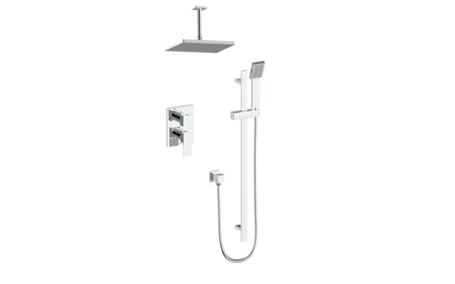 Vogt Kapfenberg 2-Way PB Shower Kit with 6" Ceiling Arm CC