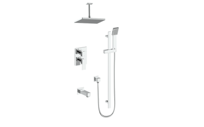 Vogt Kapfenberg 3-Way PB Shower Kit with 6" Ceiling Arm CC